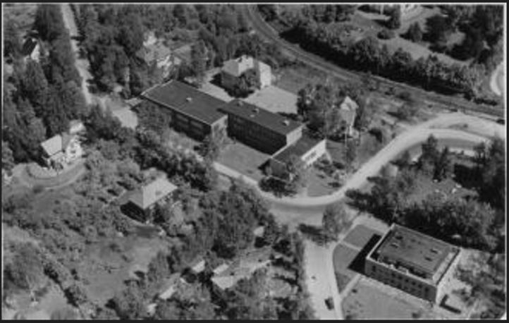 Bilde av Slemdal skole fra1952